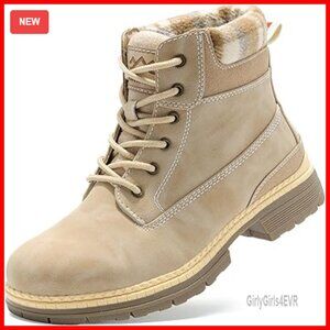 Women's Hiking Boots Fur Lined Water Resistant Lightweight Ankle Boots